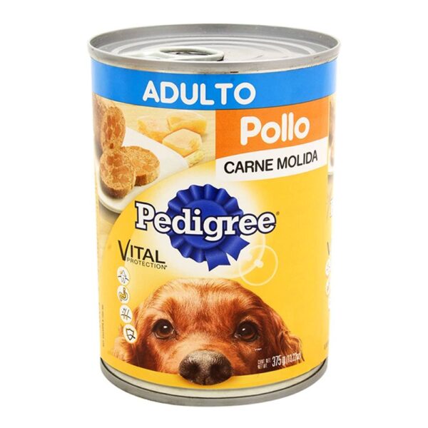 Alimento Para Perro Pedigree Vital Protection Carne Molida De Pollo Adulto 375 G