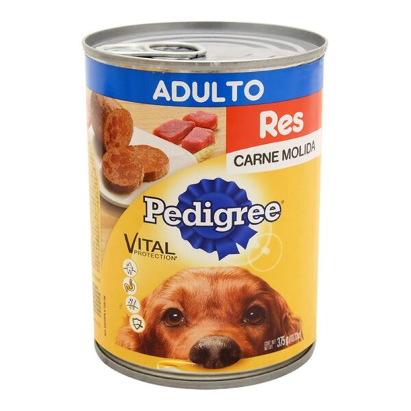 Alimento Para Perro Pedigree Vital Protection Carne Molida De Res Adulto 375 Gr