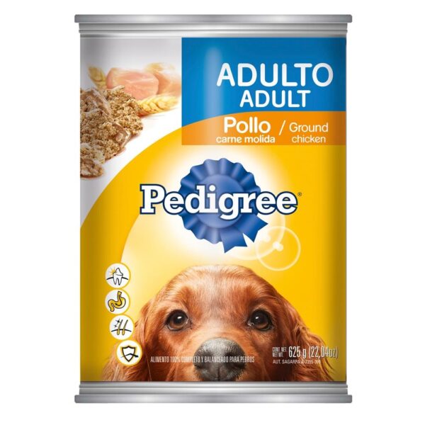 Alimento Para Perro Pedigree Vital Protection Carne Molida De Pollo Adulto 625 Gr