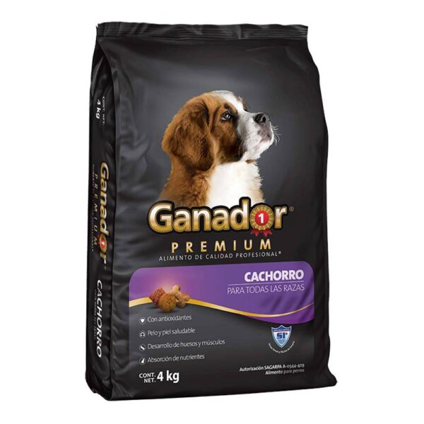 Alimento Para Perro Ganador Premium Para Cachorro 4 Kg