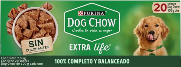 Dog Chow Pouch Adulto PAVO 20/100 G