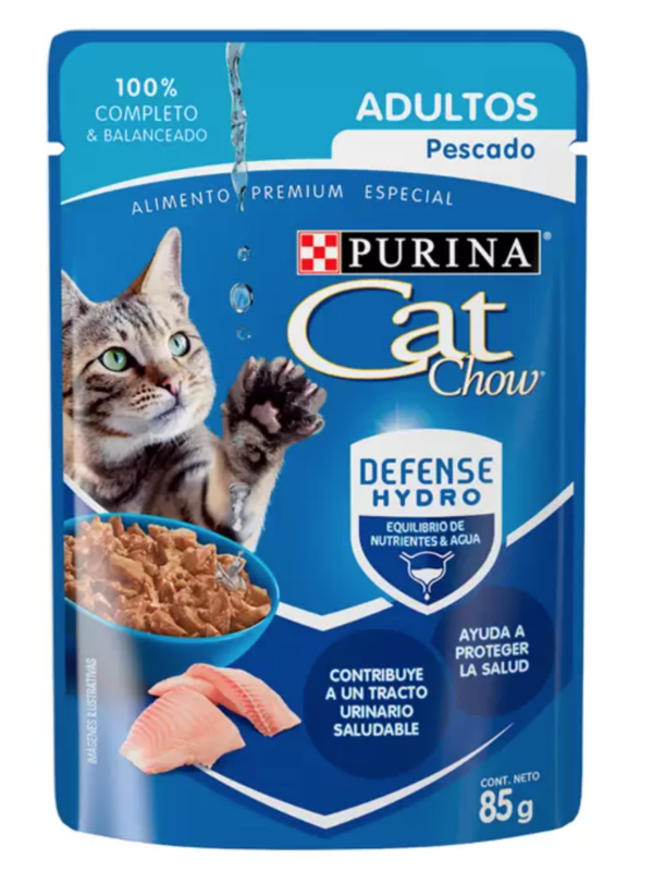 CAT CHOW POUCH PESCADO 24/85