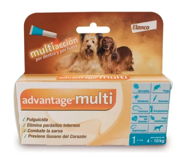 ADVANTAGE PERRO 4-10 KG 1 ML