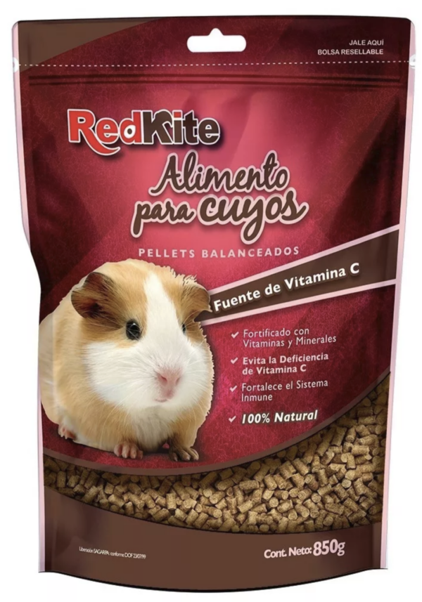 RED KITE ALIMEN P/CUYOS 850 G