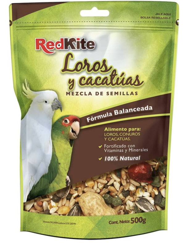 RED KITE LOROS Y CACATUAS 500 G