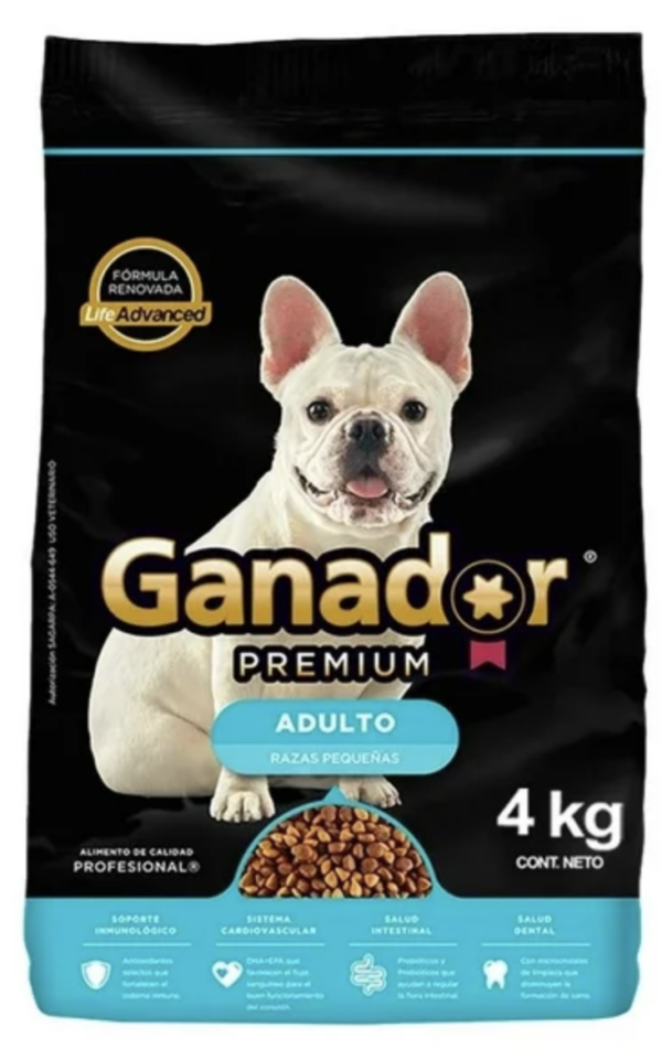 GAN PREMIUM ADULTO Razas Pequeñas 4 KG