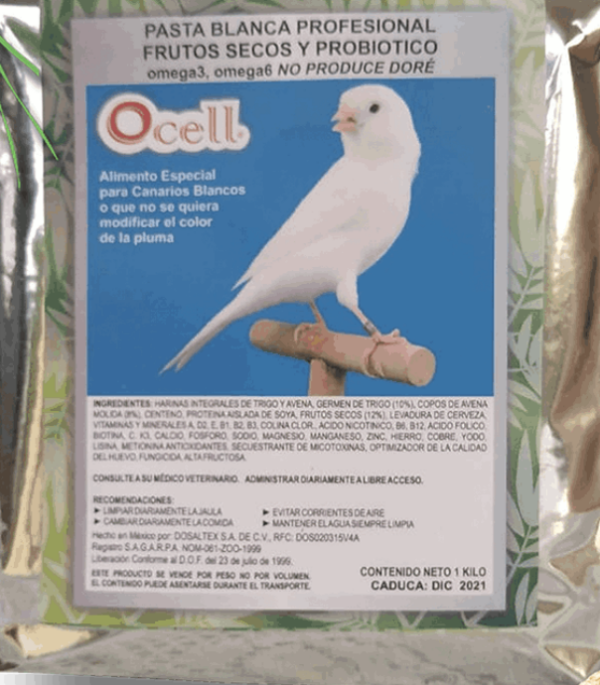 OCELL PASTA BLANCA 1 KG