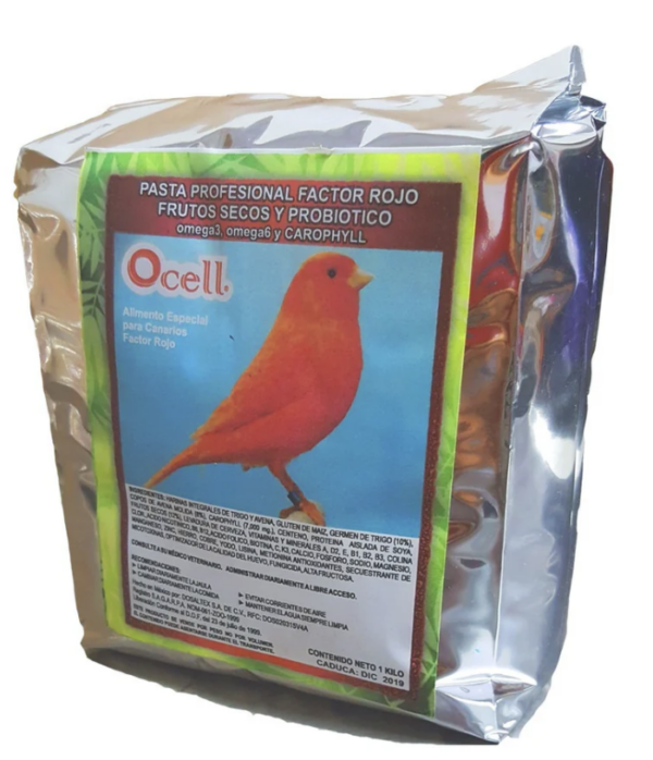 OCELL PASTA ROJA 1 KG